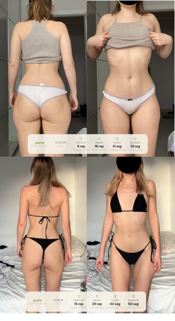 Progreso de clienta de patra.fit — Carta de Inicio